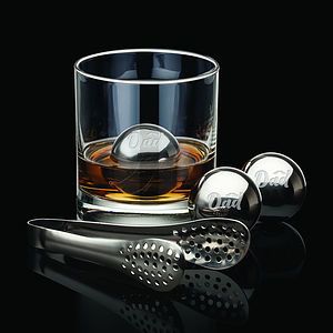 Swiss Force® Set of 2 Whiskey Balls & Tongs