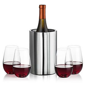 Jacobs Wine Cooler & Boston Stemless Wine