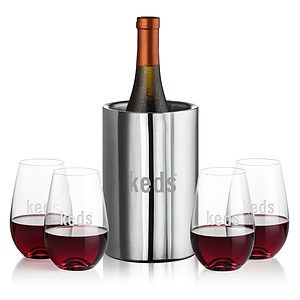 Jacobs Wine Cooler & Boston Stemless Wine