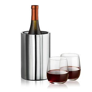 Jacobs Wine Cooler & Crestview Stemless Wine