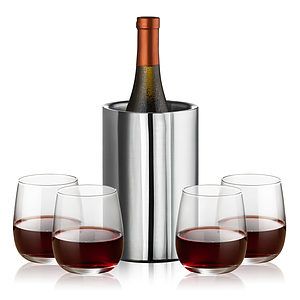 Jacobs Wine Cooler & Crestview Stemless Wine
