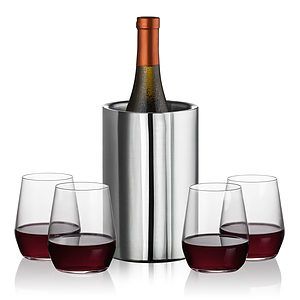 Jacobs Wine Cooler & Germain Stemless Wine