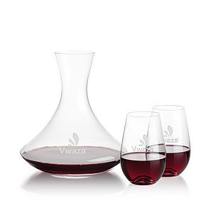 Senderwood Carafe & Boston Stemless Wine