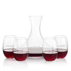 Senderwood Carafe & Carlita Stemless Wine