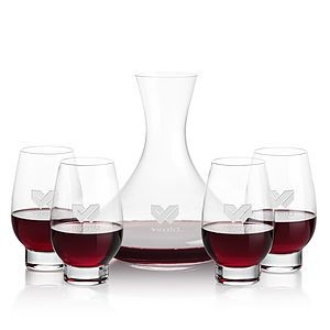 Senderwood Carafe & Glenarden Stemless Wine