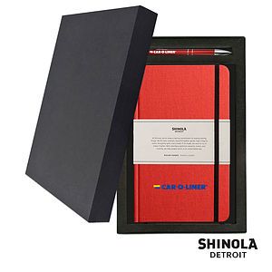 Shinola HardCover JournalClicker Pen Gift Set - (M)