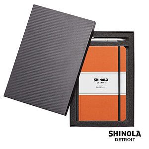 Shinola HardCover JournalClicker Pen Gift Set - (M)