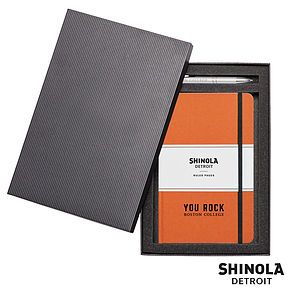 Shinola HardCover JournalClicker Pen Gift Set - (M)