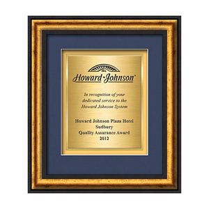 Grazia Certificate TexEtch - Black/Gold