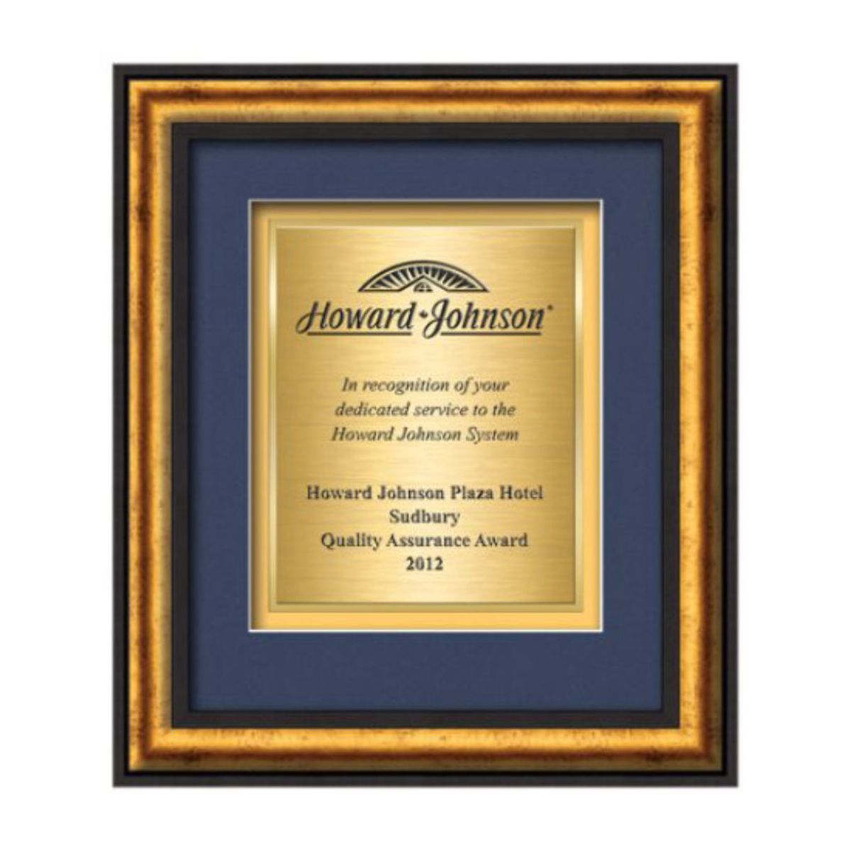 Grazia Certificate TexEtch - Black/Gold