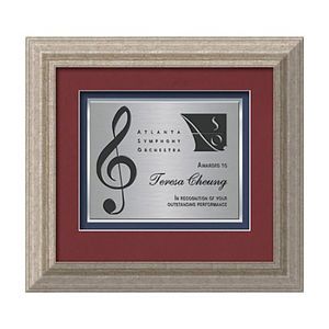 Terrene Certificate TexEtch - Antique Silver