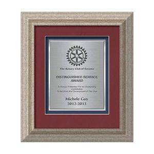 Terrene Certificate TexEtch - Antique Silver