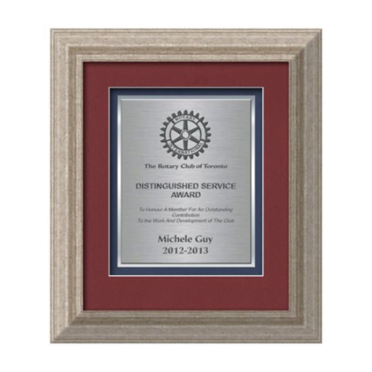Terrene Certificate TexEtch - Antique Silver