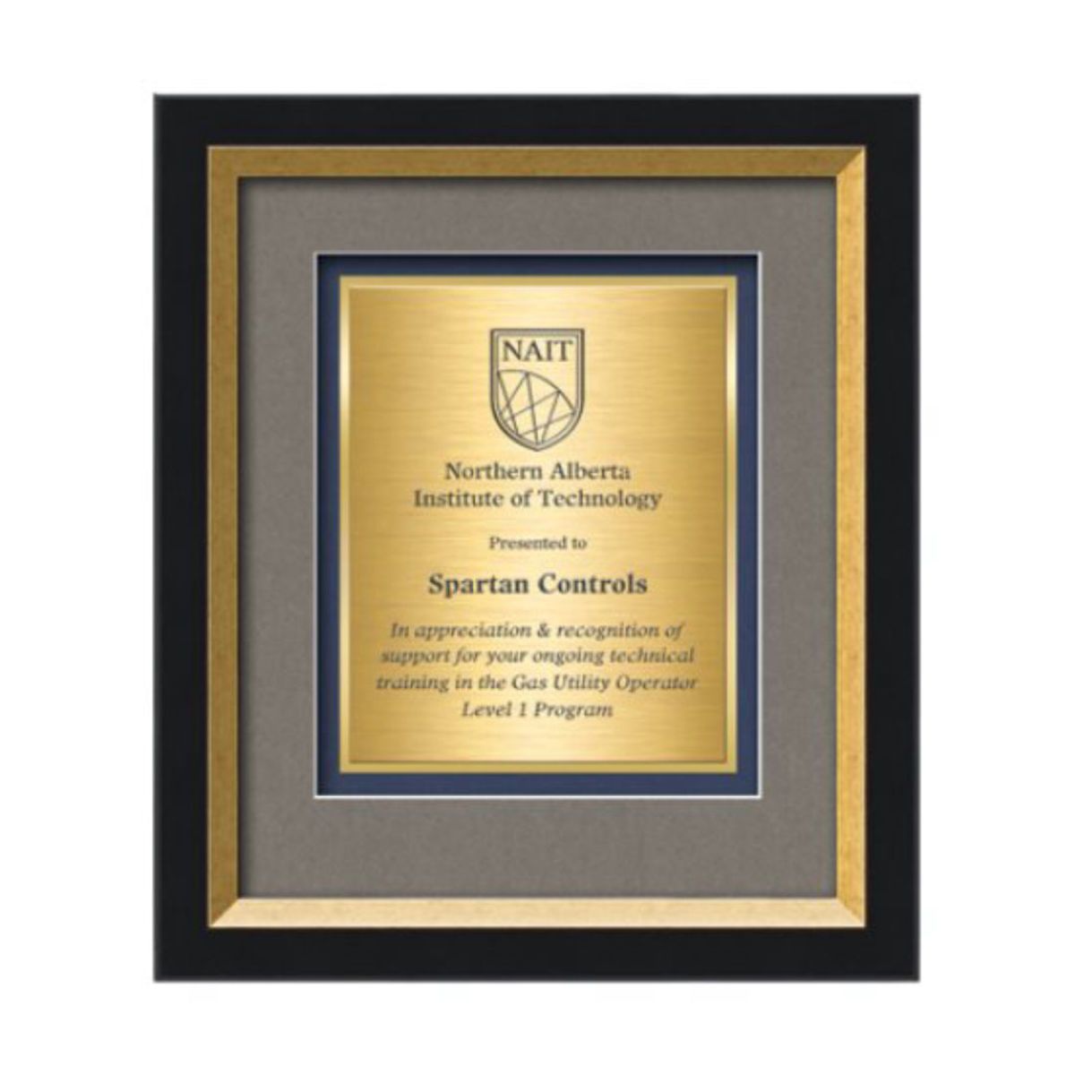Omni Certificate TexEtch - Black/Gold