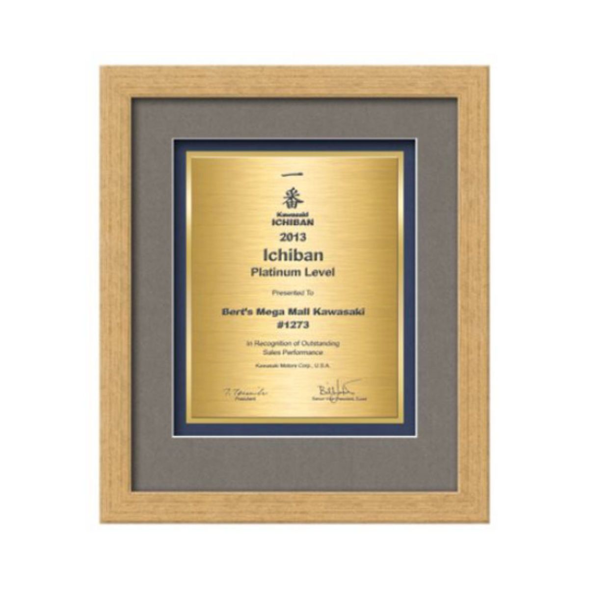 Eldridge Certificate TexEtch - Antique Gold