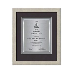 Eldridge Certificate TexEtch - Antique Silver