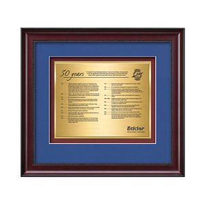 Caprera Certificate TexEtch - Mahogany