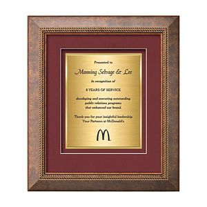 Lazio Certificate TexEtch - Bronze/Copper