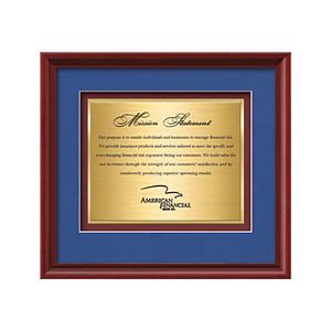 Raven Certificate TexEtch - Mahogany