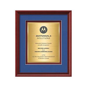 Raven Certificate TexEtch - Mahogany