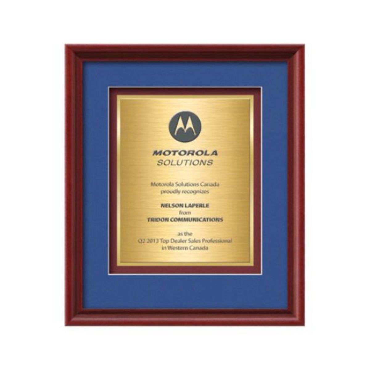 Raven Certificate TexEtch - Mahogany