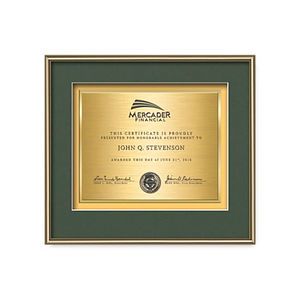 Fenestra Certificate TexEtch - Gold
