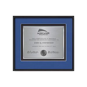 Fenestra Certificate TexEtch - Black