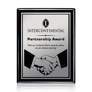 Carson - Black/Satin Silver