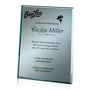 Mirror Plaque - Silver