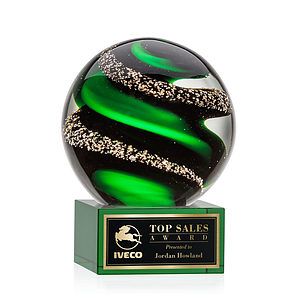 Zodiac Award on Hancock Base - Green