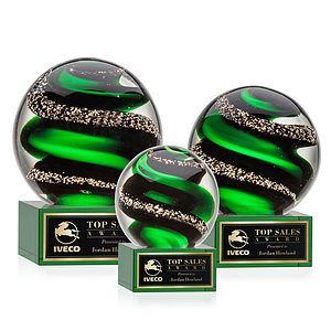 Zodiac Award on Hancock Base - Green