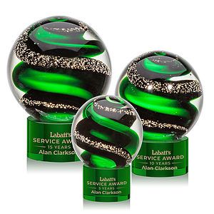 Zodiac Award on Marvel Base - Green