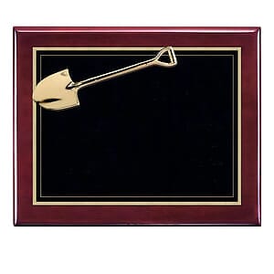 Shovel Plaque