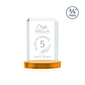 Dalton Award on Alberton Base - Amber