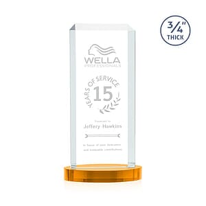 Dalton Award on Alberton Base - Amber