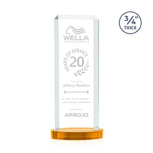 Dalton Award on Alberton Base - Amber
