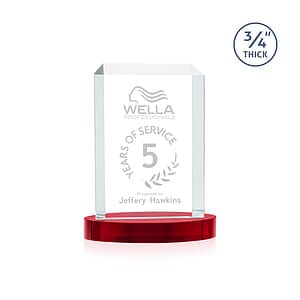 Dalton Award on Alberton Base - Red