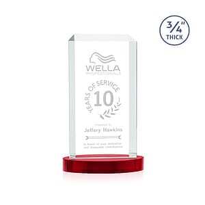 Dalton Award on Alberton Base - Red