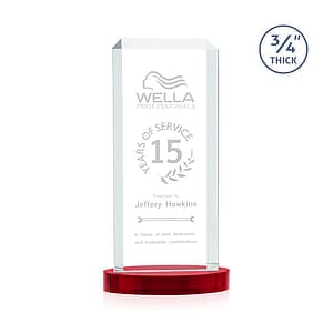 Dalton Award on Alberton Base - Red