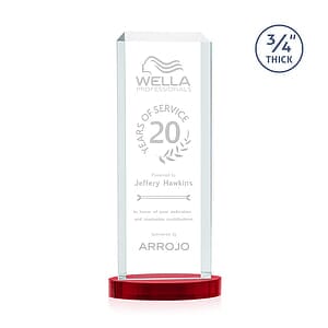 Dalton Award on Alberton Base - Red