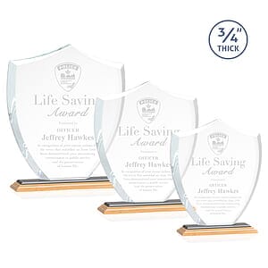 Scudo Shield Award - BambooBlack