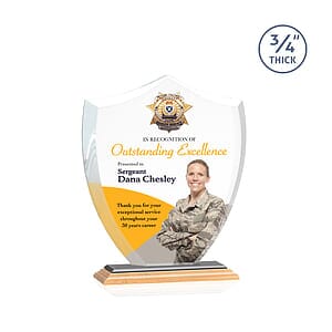 Scudo Shield VividPrint Award - BambooBlack