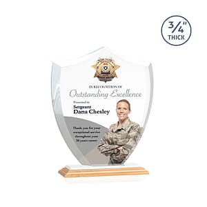 Scudo Shield VividPrint Award - BambooWhite
