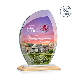Wichita VividPrint™ Award - Bamboo/White