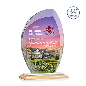 Wichita VividPrint™ Award - Bamboo/White