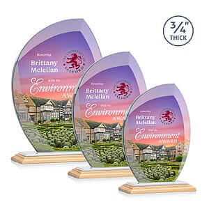 Wichita VividPrint™ Award - Bamboo/White
