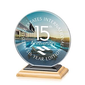 Victoria VividPrint™ Award - Bamboo/Black