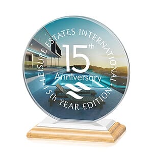 Victoria VividPrint™ Award - Bamboo/White
