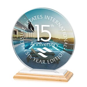 Victoria VividPrint™ Award - Bamboo/White