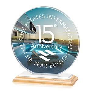 Victoria VividPrint™ Award - Bamboo/White
